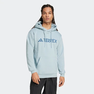 Abbildung von adidas Sportswear Terrex Multi Large LOGO Kapuzenpullover, Herren, Größe: Small, Magic grey
