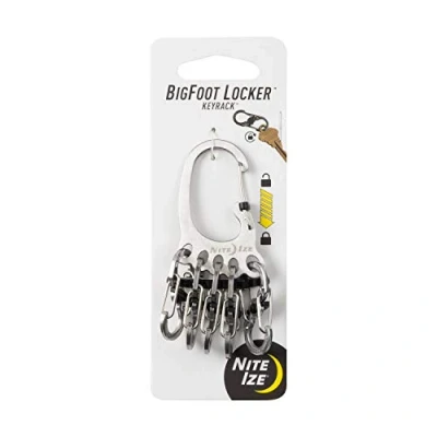 Abbildung von Nite Ize Bigfoot Locker KeyRack, Silber Schlüsselring, s