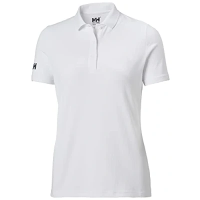 Abbildung von Helly Hansen Damen W Crew Tech Polohemd, Weiß, L EU