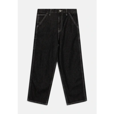 Abbildung von Jack &amp; Jones Junior Jjialex Jjcarpenter Jeans Straight Leg für Kinder, Größe: 128, Black denim