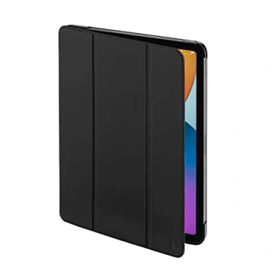 Abbildung von Hama Hülle für iPad Air 4. Generation 2020 / 5. 2022 10,9 Zoll Stiftfach (Case Apple Tablet, Schutz mit Standfunktion, transparente Rückseite, magnetisches Cover) schwarz