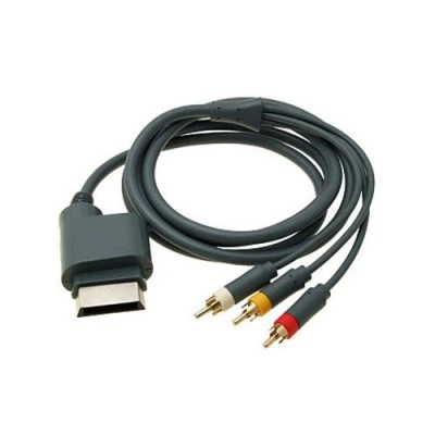Abbildung von OSTENT RCA AV Audio Video Optisches Kabel Kompatibel für Microsoft Xbox 360 Konsolen Videospiel