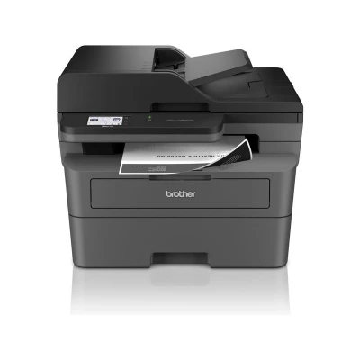 Abbildung von Brother MFC L2860DW 4 in 1 Multifunktions Laserdrucker, 34 ppm, Duplexdruck, 6,8 cm Touchscreen Farbdisplay, Fast Ethernet, WLAN mit 5 GHz und USB 2.0