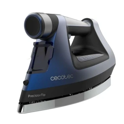 Abbildung von Cecotec Horizontalbügeleisen mit Pumpe IronHero 3000 Sauna i Pump. W, Thermoblock, Doppelter Heizkörper, Integrierte Wasser Pumpe, Turbo Slide Sohle, Cyclo Clean, Anti Tropf, 5 Programme