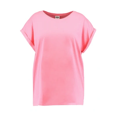 Abbildung von Urban Classics Curvy Ladies Extended Shoulder TEE Tshirt basic, Damen, Größe: 3XL, Pinkgrapefruit