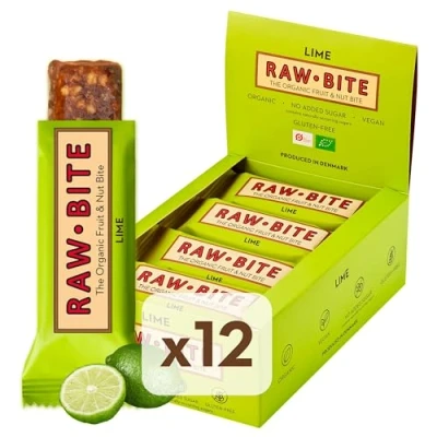 Abbildung von Raw Bite Rohkost Riegel Spicy Lime, 12er Pack (12 x 50 g)