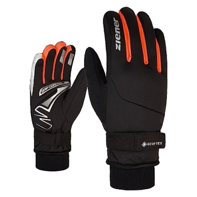 Abbildung von Ziener Erwachsene SMU 18 Bike 199 GTX(R) Glove Fahrrad, Poison orange, 10 (XL)