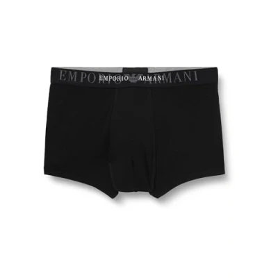 Abbildung von Emporio Armani Herren Rubber Pixel Logo Trunk Badehosen, Nero, XL