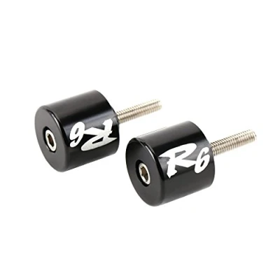 Abbildung von Motorrad Lenkerenden CNC Aluminum Lenkergriffe Bar Ends fur Yamaha YZF R6 2006 2012 SPB009
