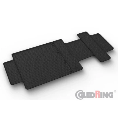 Abbildung von Gledring 0854 Fußmattensatz Gummi 3. Reihe 2 schwarz