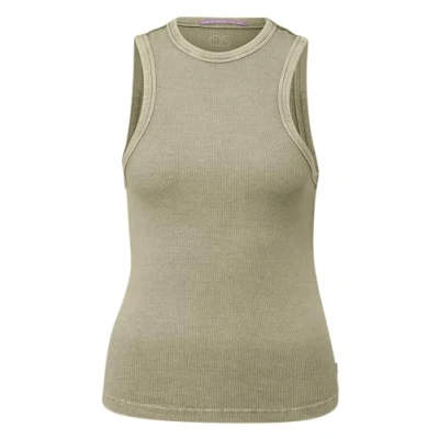 Abbildung von QS Damen 2147425 Top in Rippware, Green 7282, XS