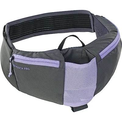 Abbildung von EVOC HIP POUCH PRO Hüfttasche für Fahrradtouren (Bauchtasche mit verstellbaren Gurten inkl. 550 ml Trinkflasche, 2 Hüftgurttaschen, ideale Utility Pouch, Fassungsvermögen: 1,5 L), Mehrfarbig