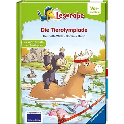 Abbildung von Die Tierolympiade Leserabe ab Vorschule Erstlesebuch für Kinder 5 Jahren: Mit Wörterliste zum Ausklappen (Vor Lesestufe)