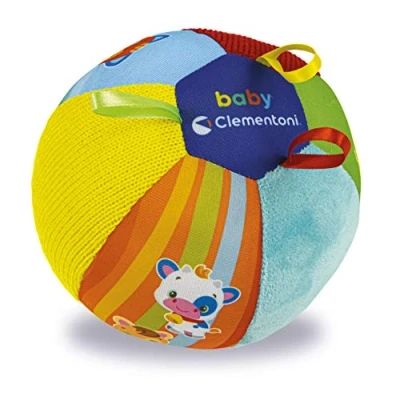 Abbildung von Baby Clementoni Tierfreunde Musik Ball Kinderspielzeug mit Musik, Spielzeug Für Babys Entwicklung, Spielball Kleinkinder Ab 3 Monaten 17464