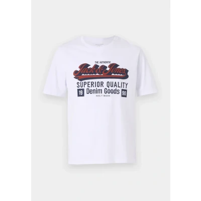 Abbildung von Jack &amp; Jones Jjelogo TEE Oneck Tshirt print, Herren, Größe: Large, Cloud dancer