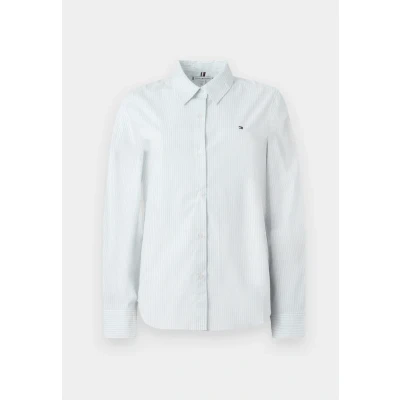 Abbildung von Tommy Hilfiger Regular Shirt Hemdbluse, Damen, Größe: 34, Classic ithaka/breezy blue