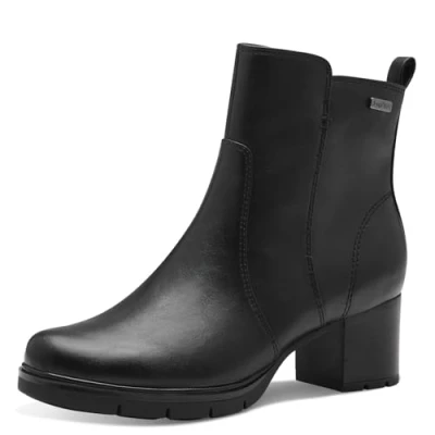 Abbildung von Jana Damen Stiefeletten mit Absatz Wasserabweisend Vegan, Schwarz (Black), 37 EU