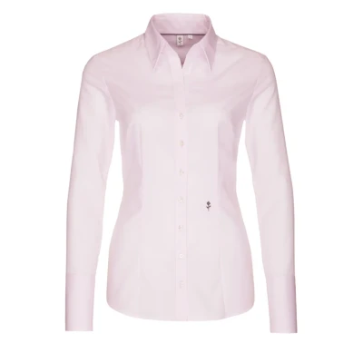 Abbildung von Seidensticker Damen Women Slim Longsleeve Cotton Bluse, Rosa(080613), 38 EU