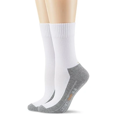 Abbildung von Camano Herren 5942 Sportsocken, Weiß (White 1), (Herstellergröße: 39/42) (2er Pack)