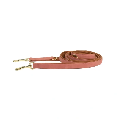 Abbildung von Kentucky Hundeleine Vegan Leather Peach/Braun 250cm