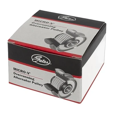Abbildung von GATES OAP7080 Freilauf Lichtmaschine 33,5 FleetRunner Micro V Stretch Fit CITROËN: C5 3, Berlingo II, C2 Hatchback, PEUGEOT: 307 SW, 5008 I, 207 SW