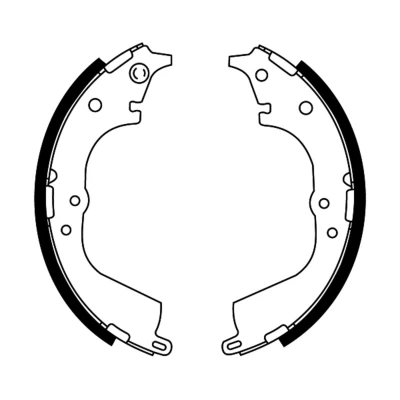 Abbildung von SAKURA 602 20 3722 Bremsbacken Hinterachse TOYOTA: HILUX 5 Pick up