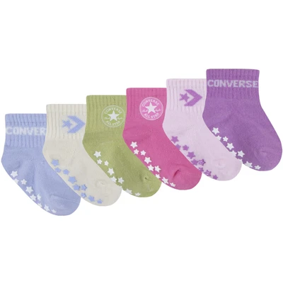 Abbildung von Converse CORE GRIP Unisex 6 PACK Socken für Kinder, Größe: 18 23, Mystic sky