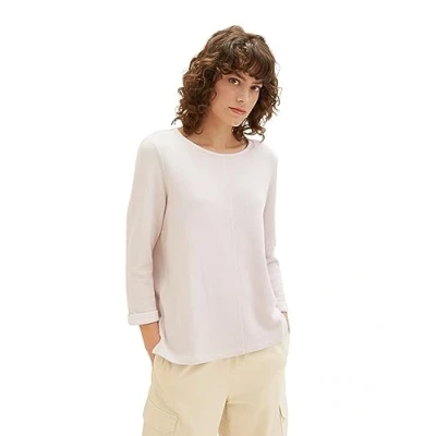 Abbildung von TOM Tailor Strickpullover, Damen, Größe: 38, Clouds grey melange