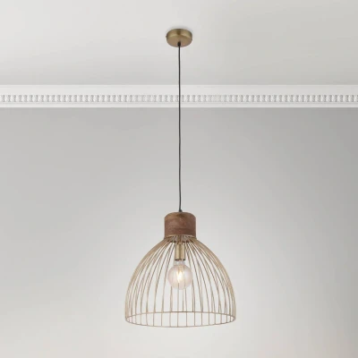 Abbildung von JUST LIGHT Pendelleuchte »ALAMI«, 1 flammig, Leuchtmittel E27 ohne Leuchtmittel, ExklusiveE27