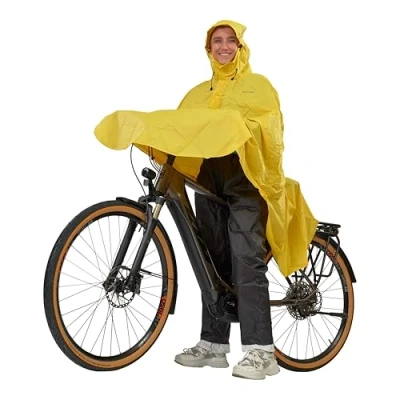 Abbildung von LOWLAND OUTDOOR® Fahrradregenponcho, Gelb, One size