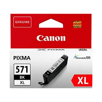 Abbildung von Canon Originaltinte CLI 571XL BK, Größe XL, Schwarz, Recyclebare Verpackung