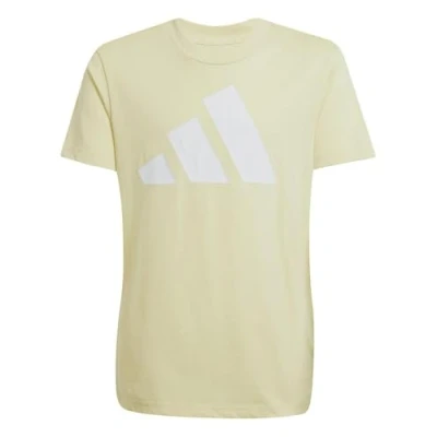 Abbildung von adidas Unisex Kinder Essentials Big Logo T Shirt, White/Black, 13 14 Years