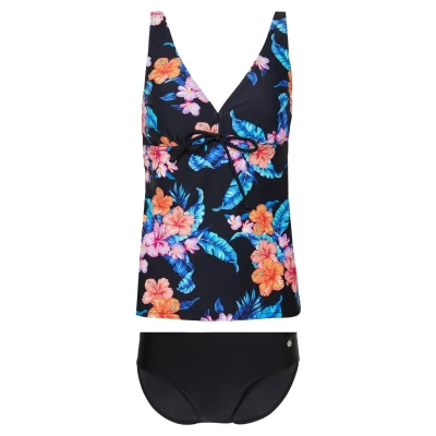Abbildung von Lascana WIRE Tankini LOA SET Bikini, Damen, Größe: 44xB, Black