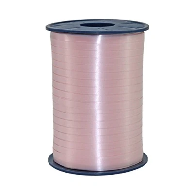 Abbildung von C.E. PATTBERG Geschenkband zartrosa, 250 Meter Ringelband 10 mm zum Basteln, Dekorieren &amp; Verpacken von Geschenken zu jedem Anlass