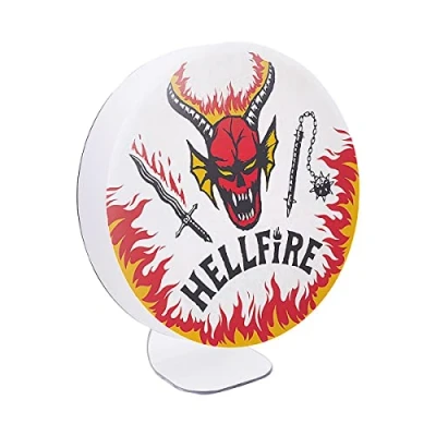 Abbildung von Hellfire Club Logo Light Stranger Things Merchandise Wandhalterung oder freistehend