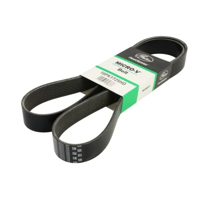 Abbildung von GATES 10PK1725HD Keilrippenriemen 1725 10 Polyester, EPDM (Ethylen Propylen Dien Kautschuk)