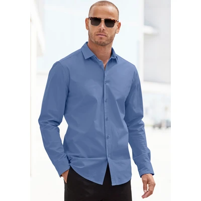 Abbildung von john devin Hemd, Herren, Größe: Large, Blau