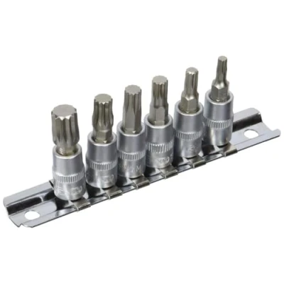 Abbildung von KS TOOLS 911.1547 Steckschlüsseleinsatz Set Chrom Vanadium Stahl 1/4 Vierkant