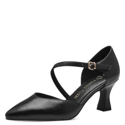 Abbildung von MARCO TOZZI Damen Pumps mit Riemen Elegant Spitz, Schwarz (Black), 40 EU