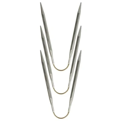 Abbildung von Addi GS16120266 Strumpfstricknadeln CraSyTrio Long, Stahl, 6,0mm