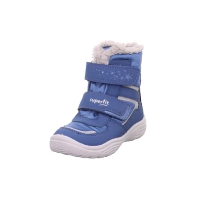 Abbildung von Superfit Crystal warm gefütterte Gore Tex Schneestiefel, BLAU/HELLGRAU 8010, 27 EU
