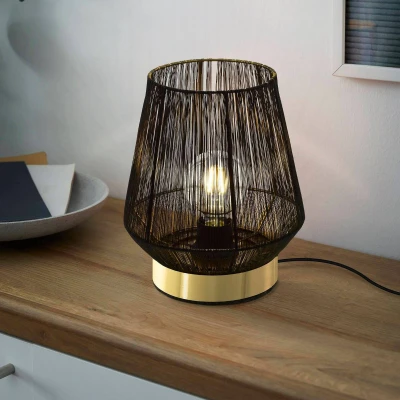 Abbildung von EGLO Tischleuchte »ESCANDIDOS«, Leuchtmittel E27 wechselbar ohne Leuchtmittel, Tischleuchte, Nachttischlampe, Wohnzimmerlampe, Lampe, Fassung