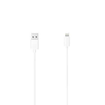 Abbildung von Hama USB Ladekabel für iPhone, iPad, iPod an MacBook (Lightning Connector, Made for iPhone/iPad/iPod zertifiziert, High Speed Datenkabel, 2.0 auf Lightning Kabel, Knickschutz, 1,5 m) weiß