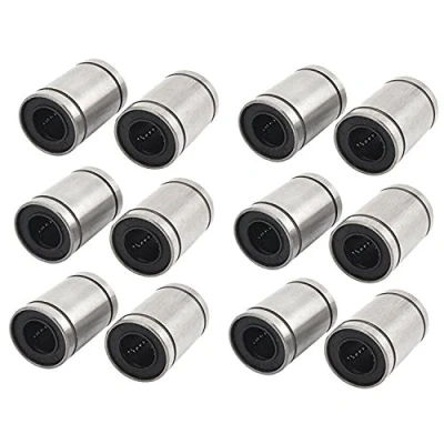 Abbildung von ARCELI 12 Stücke LM8UU Linearlager für 3D Drucker, Reprap Prusa Mendel DIY CNC Bewegung, Mendel, (8mm x 15mm 24mm)