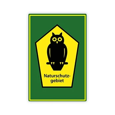 Abbildung von Naturschutzgebiet Schild 20 x 30 cm aus stabiler PVC Hartschaumplatte 3mm mit UV Schutz von STROBO