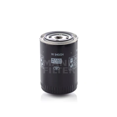 Abbildung von MANN FILTER W 940/24 Ölfilter 3/4 16 UNF mit einem Rücklaufsperrventil Anschraubfilter FORD: SCORPIO Mk1 Saloon, 1, 2, ALFA ROMEO: 75