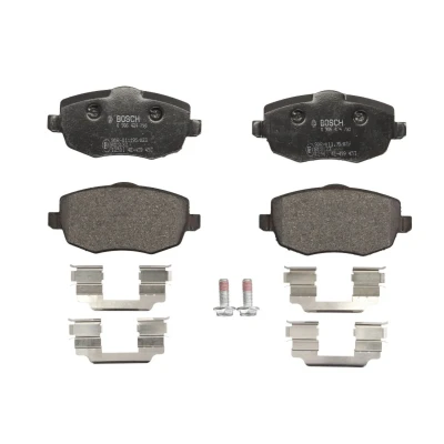 Abbildung von BOSCH 0 986 424 793 Bremsbelagsatz Low Metallic mit Schrauben Feder, Zubehör LANCIA: Ypsilon II