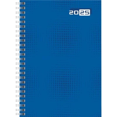 Abbildung von rido/idé Buchkalender Modell futura 2 (2025), Seiten = 1 Woche, A5, 160 Seiten, Grafik Einband, blau