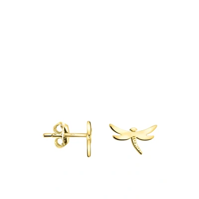 Abbildung von Sofia Milani Stecker Dragonfly Ohrringe, Damen, Größe: One Size, Gold coloured