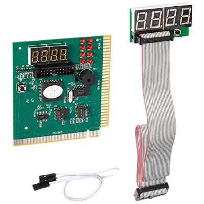 Abbildung von LEAGY 4 stellige PCI ISA PC Motherboard Analyzer Tester Debug Karte mit externer für